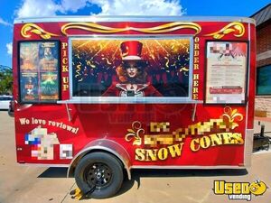 2023 - 6' x 12' Shaved Ice Concession Trailer | Snow Cone Trailer for Sale in Texas!