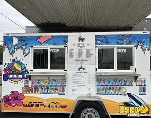 2022 - 6’ x 12’ Shaved Ice Concession Trailer with 2023 Kitchen Build-Out for Sale in Texas!
