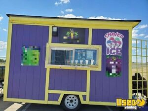 Clean and Appealing - 7.5' x 12.5' Snowball Trailer | Shaved Ice Concession Trailer for Sale in Texas!