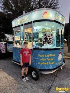 2024 7' x 10' Snowie Shaved Ice Trailer | Snowball Concession Trailer for Sale in Texas!