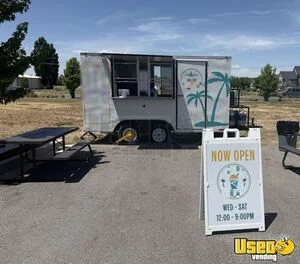 Turnkey - 2021 8' x 14' Shaved Ice Trailer Snowball Concession Unit for Sale in Utah!