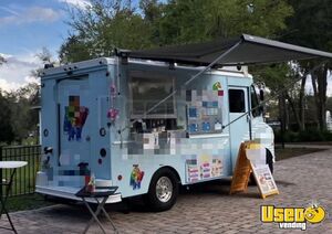 Used - 18' Grumman Coffee/Shaved Ice Truck Mobile Vending Unit for Sale in Florida!