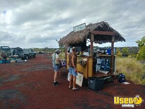 Tiki Hut Style Shaved Ice Concession Trailer Snowball Trailer Generator Hawaii for Sale