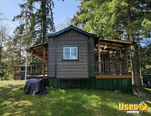 2020 Custom Built Tiny Home on Vintage Camping Trailer Frame | Tiny Cottage for Sale in Washington!