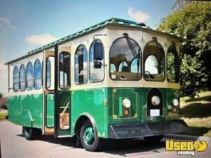 Charming - 2004 28' Ford Trolley Bus with Party Bar for Sale in Connecticut!