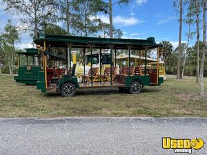 Brand New 2021 Gel Battery-Powered Retro-Style Tram 14-Seater Trolley for Sale in Florida!