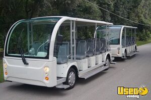 2018 40' City Shuttle Rebuilt Trolley Transport Service Vehicle w/ ADA Ramp for Sale in Florida!