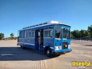 1981 28' Trolley Bus with Perimeter Seating | Transport Service Vehicle for Sale in Michigan!