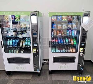2 Wittern FSI USI 3566 Snack and Cold Drink Combo Vending Machines For Sale in Texas!