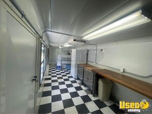 V-nose Basic Concession Trailer Concession Trailer Air Conditioning Texas for Sale