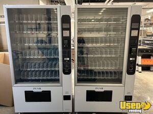 (2) 2023 5C Duravend Fully Refrigerated Snack and Cold Drink Combo Vending Machine For Sale in Montana!
