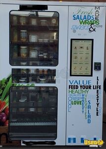 (5) 2017 Magex Healthy Salad Wraps and Snacks Glassfront Vending Machine for Sale in Oklahoma!