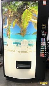 Vendo 721 Beach Scene Canned Soda Cold Drink Vending Machine w/ CC Reader For Sale in California!