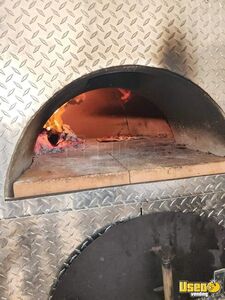 Wood-fired Pizza Concession Trailer Pizza Trailer Interior Lighting Texas for Sale