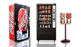 new vending machines, snack soda machines, compact vending combos