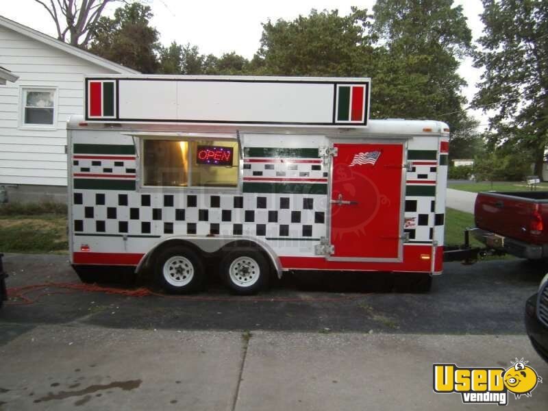 Cargo King Concession 16' Concession Trailer Used Concession Trailer