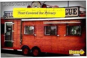 ? Custom Barbecue Trailer Kitchen Food Trailer Texas for Sale