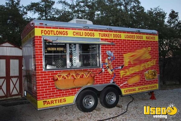 16.5' x 8' Hot Dog / Food Concession Trailer!!!