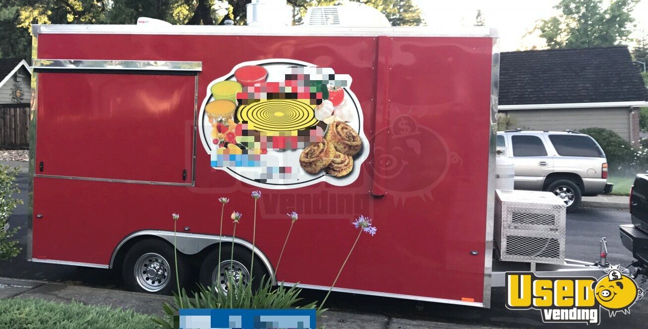 Details About 2016 8 X 16 Pizza Concession Trailer For Sale In California