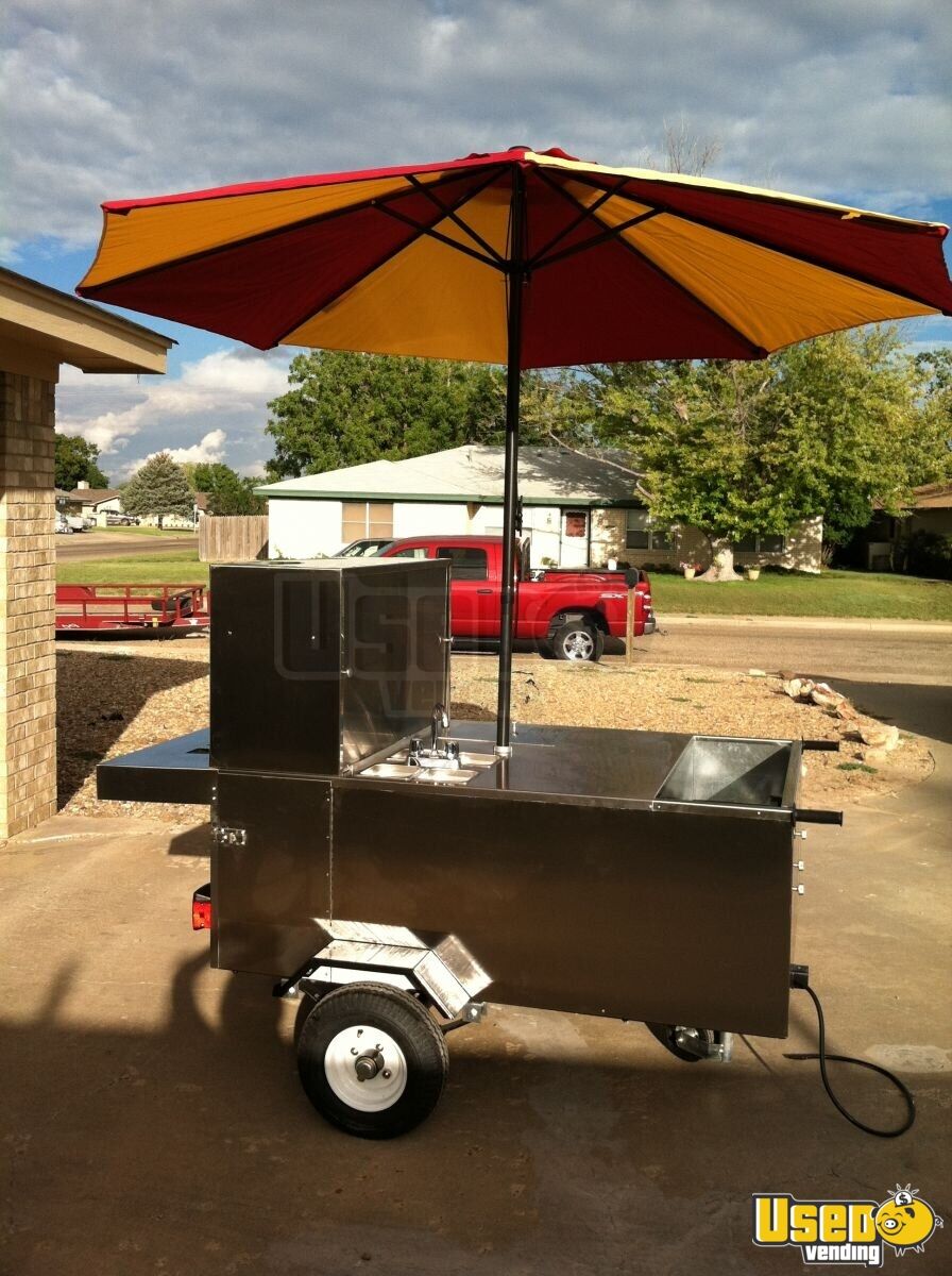 Stainless Hot Dog Cart Food TX Q 101U