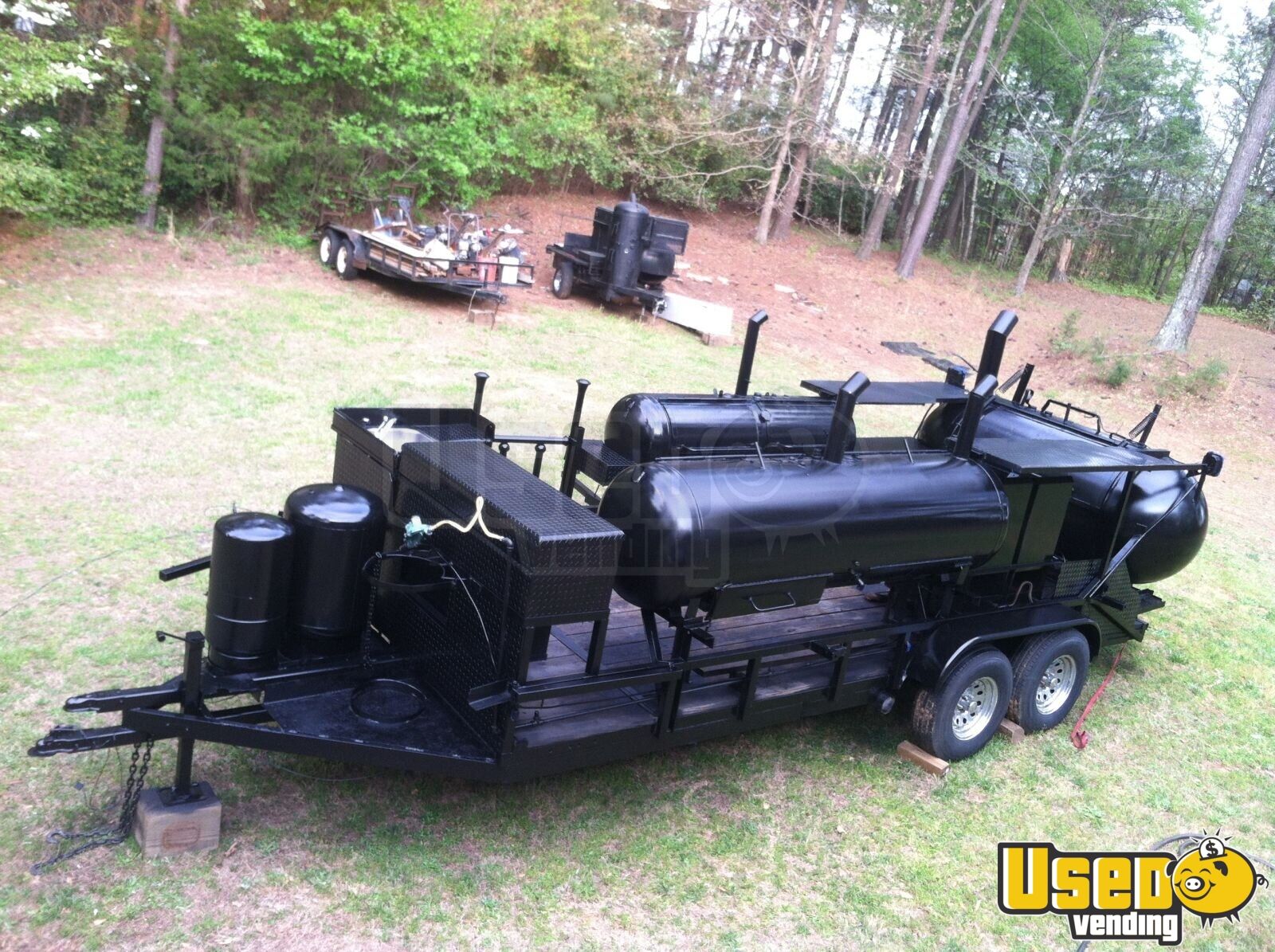 Triple BBQ Smoker Grill | Concession Trailer for Sale in Georgia