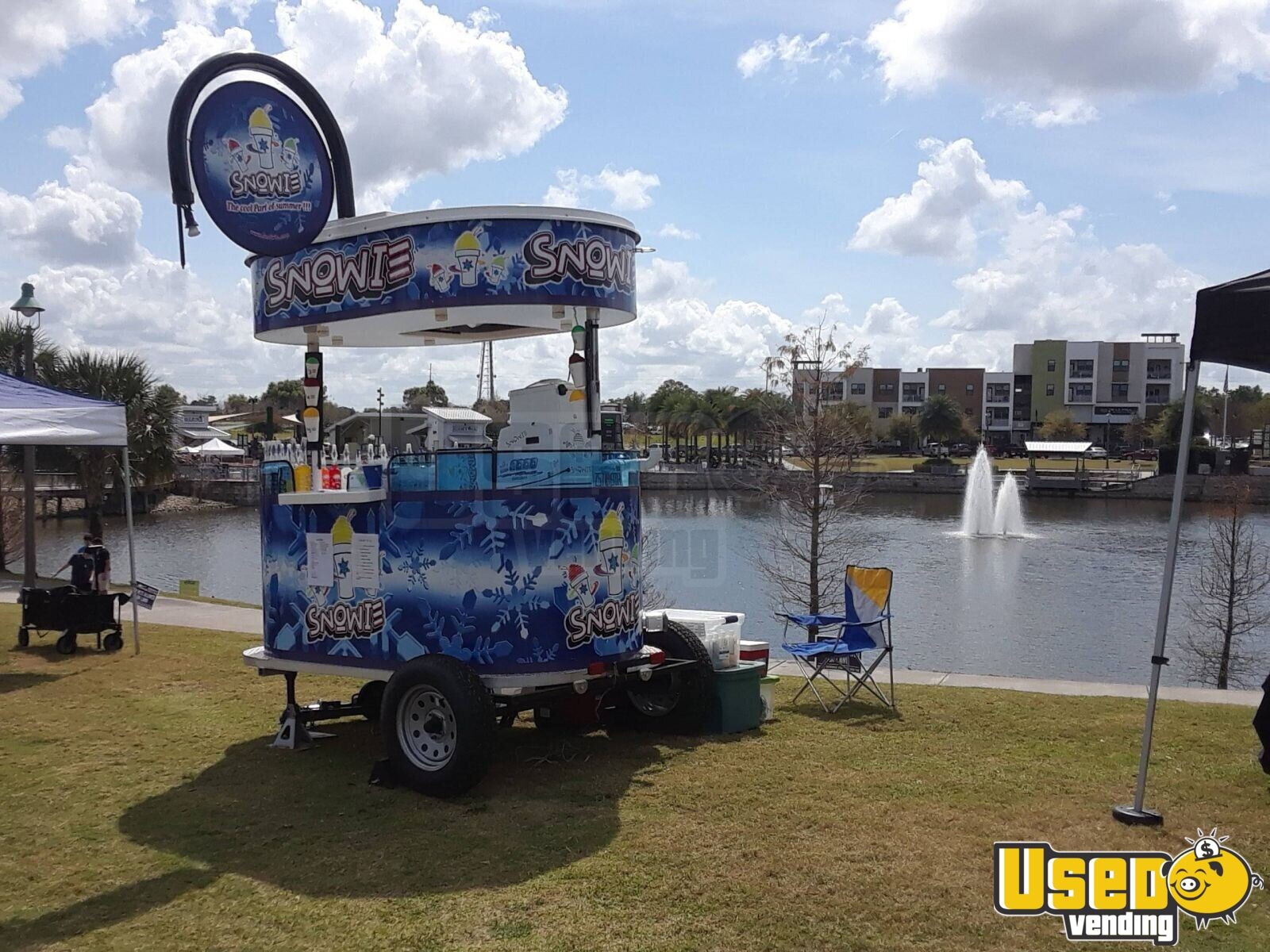 2017 5 X 8 Turkey Snowie Shaved Ice Concession Trailer For