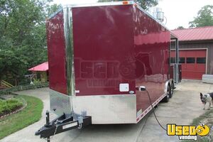 NEW 24' x 8.5' Custom Built BBQ Porch Concession Trailer - Small 37