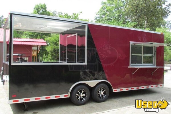 NEW 24' x 8.5' Custom Built BBQ Porch Concession Trailer!!!