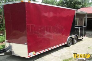 NEW 24' x 8.5' Custom Built BBQ Porch Concession Trailer - Small 31