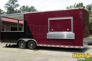 NEW 24' x 8.5' Custom Built BBQ Porch Concession Trailer - Small 30