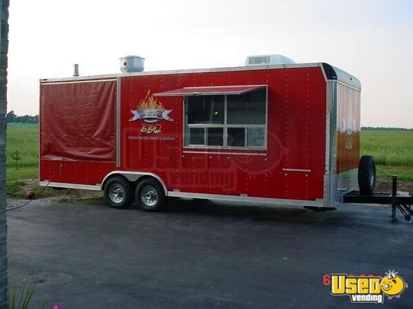 2005 Doolittle, Ole Hickory Pit Bbq Kitchen Food Trailer 2 Indiana for Sale