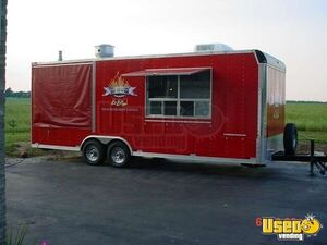 2005 Doolittle, Ole Hickory Pit Bbq Kitchen Food Trailer 2 Indiana for Sale