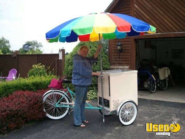 Used ice cream cart